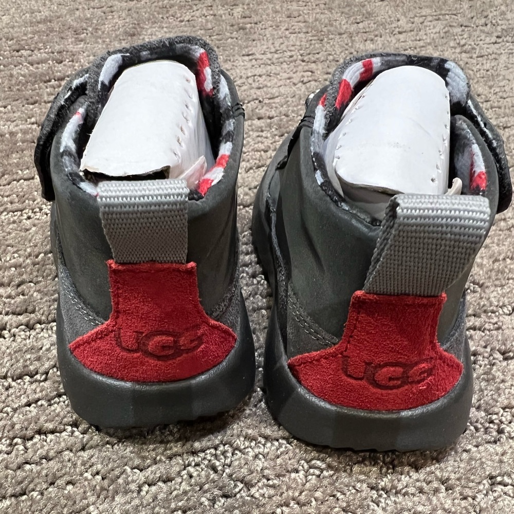 UGG Suede Reflective Canoe Toddler Boots